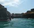 Ingrandisci Pietro in tuffo dallo scoglio