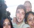 Ingrandisci In terrazza, alba con Sham e Joty