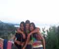 Ingrandisci Sham Ste e Joty in terrazza all'alba